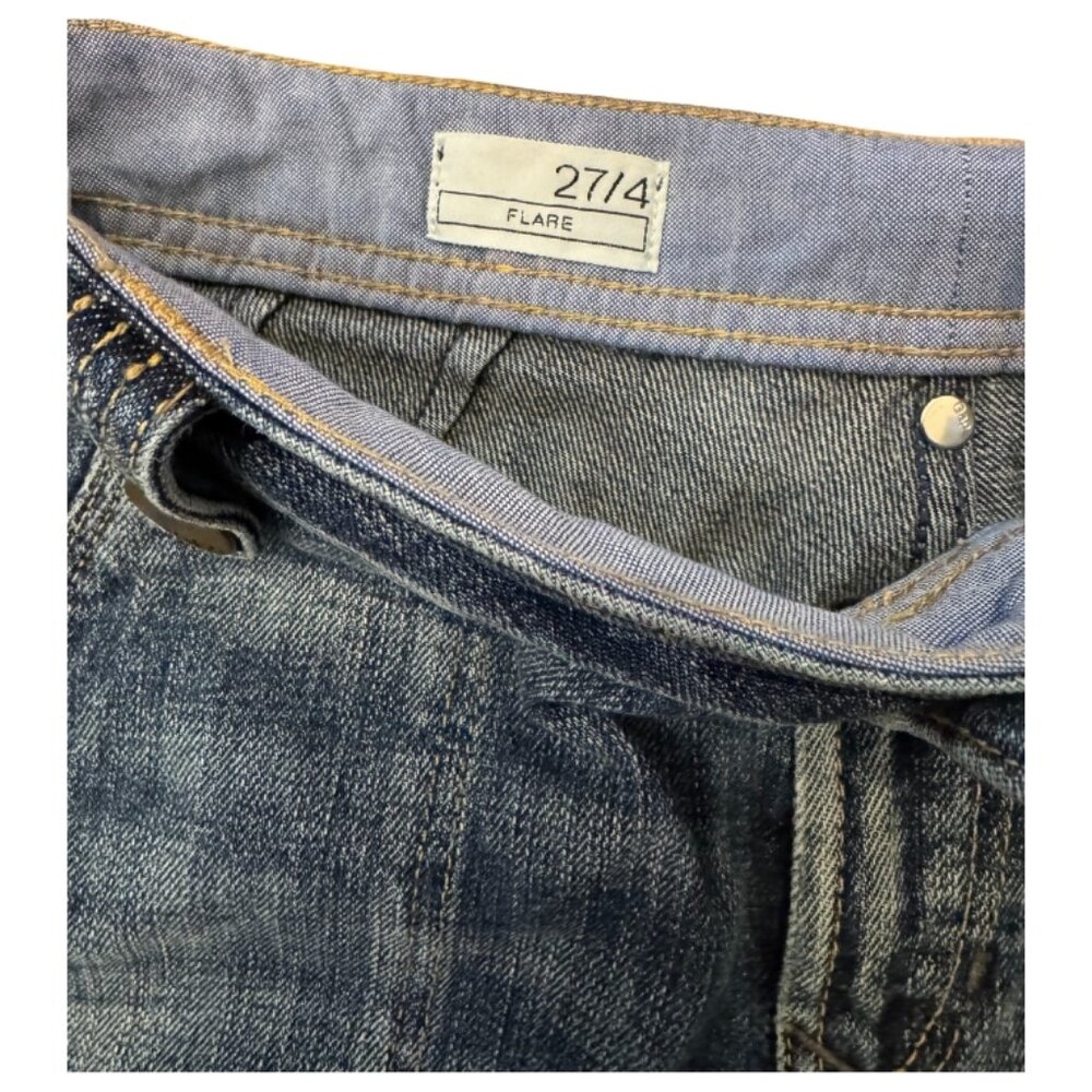 Gap Flare Patch Pocket Jeans in Light Wash size 4 (27) - Picture 3 of 5